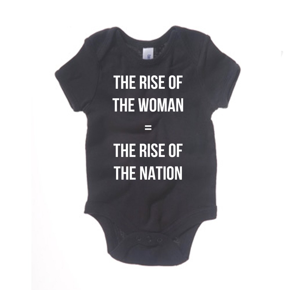 Image of RISE OF THE WOMAN ONESIE